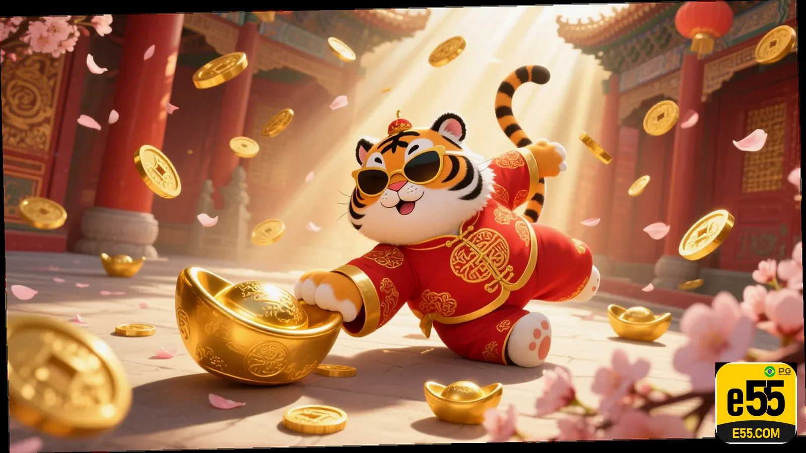 Interface do app E55 - e55